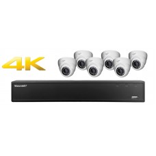 8 Channel DVR w/ (6) HD 4.0MP IP Cameras